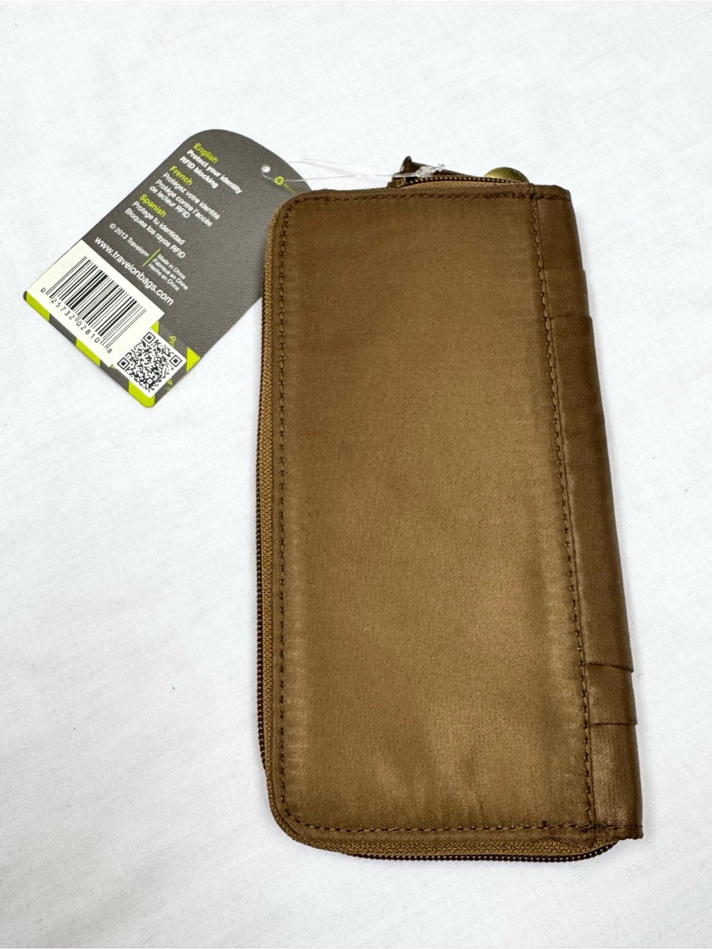 New Travelon Anti-Theft Crossbody Bag and Safe ID Wallet Set Gold NWT Travel - Picture 8 of 14